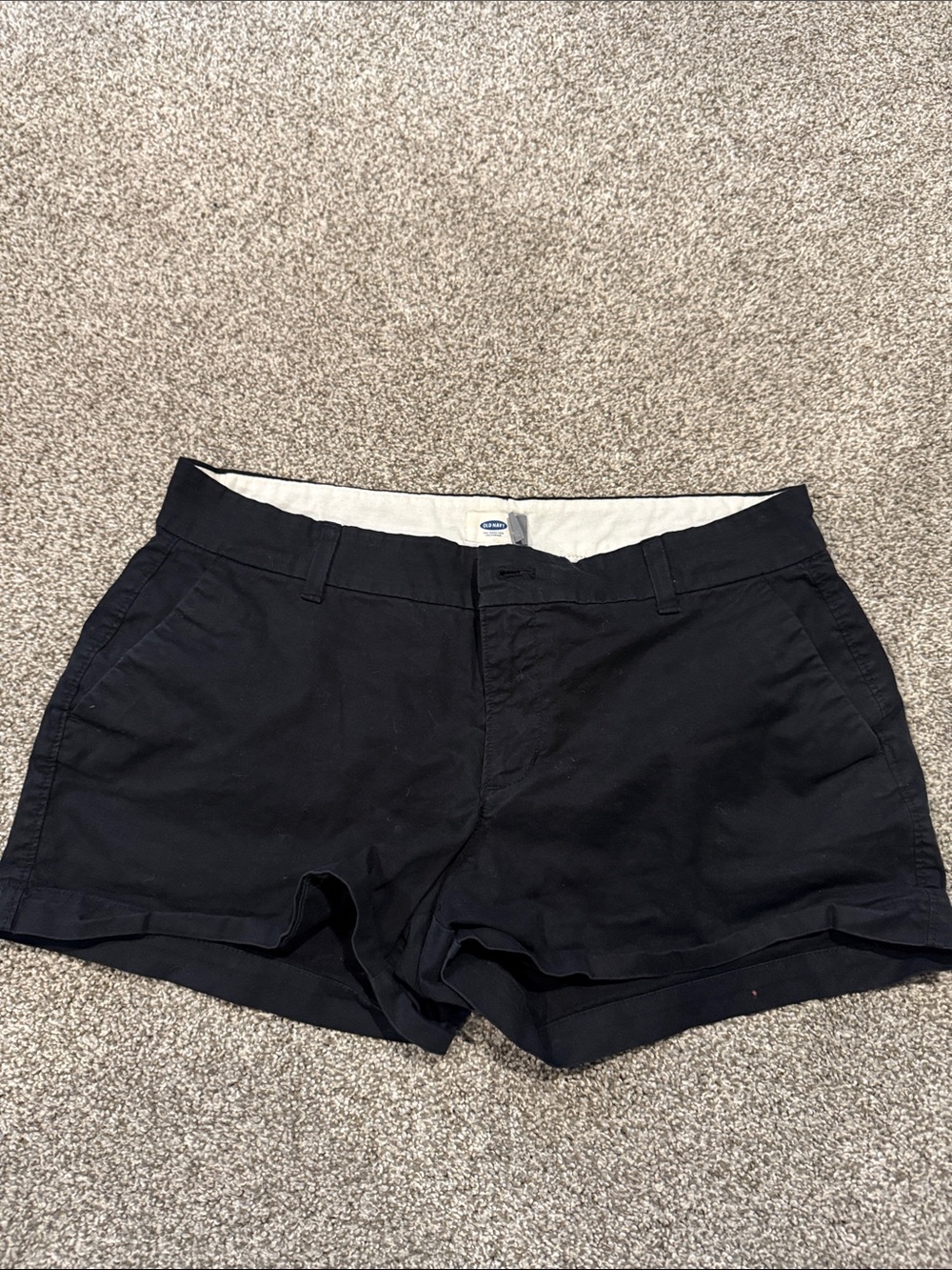 Old Navy Black Women's Chino Shorts